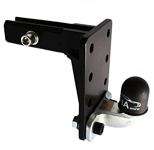 Heavy Duty Einschub für Anhängerkupplung für US-Aufnahme 2“ US-Anhängerzugvorrichtung Aufnahme-Anhängerkupplung mit TÜV Adapter (auch für ALKO Stabilisierungseinheit geeignet)
