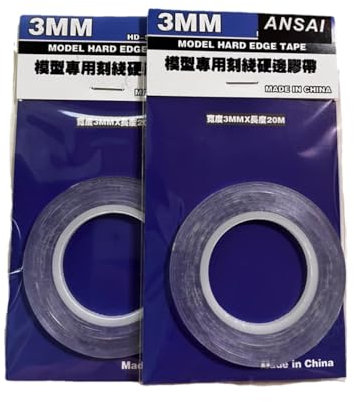 Hobby Model Craft Gundam Tool Carving Cutting Masking Tape 3mmx30m (2pcs)