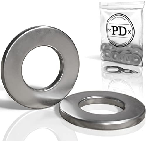 PD® Rondelle M16 (DIN 125 A/ISO 7089) | Rondelle acciaio inox A2 V2A | Rondelle in acciaio inox piatto con piccolo diametro esterno | 10 pezzi
