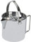 YORKING 1.2L Camping Pot Stainless Steel Portable Water Cup with Foldable Handles and Lid Camping Cooking Kettle for Outdoor Hiking Fishing Backpacking Picnic