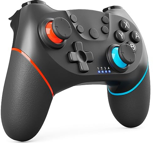 CHEREEKI Wireless Controller for Switch, Switch OLED, Switch Lite, Switch Pro Controller Bluetooth Remote Gamepad Supports Wake up with Gyro Axis Dual Vibration Turbo