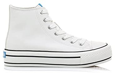 MTNG Deportivas Mujer Deportivas Bigger-X 60172 Mujer | Deportivas Sport | Cierre con Cordones | 49659 | Blanco