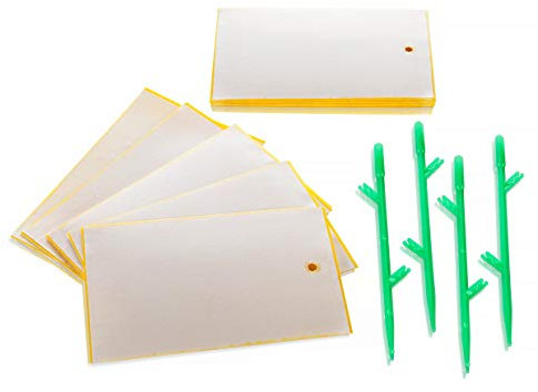 Weltbild Fliegenfänger-Sticker Set 54-TLG, zur Abwehr von Fliegen, Mücken, Blattläusen und mehr