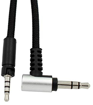 Annadue 3,5-mm-Audiokabel, 1,2-m-Kopfhörer-Audiokabel, Kopfhöreranschluss mit Mikrofon-Lautstärkeregler für Momentum-Headset