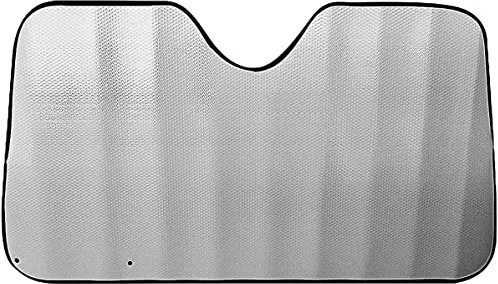 RBR Parasol Coche Delantero, Parasol Luna de Coche Metalizado Protección Rayos UV Parabrisas, Protector Solar Camionetas, Todoterrenos, Furgonetas (130 x 70cm)