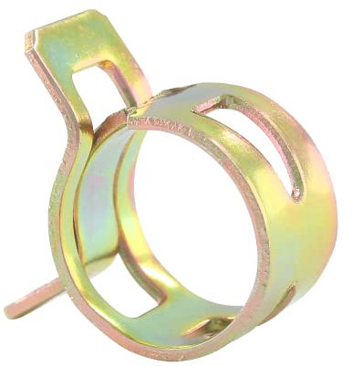 Rierdge 60 morsetti a molla ID da 12 mm, fascette stringitubo carburante da 1,27 cm, fascette dorate per tubo del carburante, tubo dell'acqua, tubo dell'aria, tubo in silicone