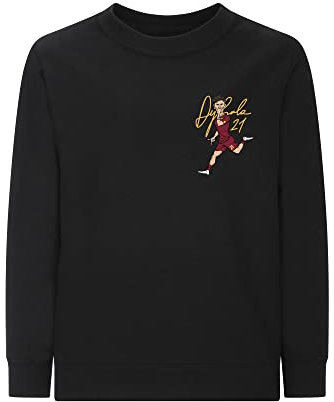 AS Roma Girocollo Nero Dybala Kids 10y, Unisex-Bambini, 10 Anni