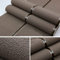 EEYZD Dicke Vliestapete aus Wildlederimitat, Moderne 3D-Tapetenrolle mit Flock, Nicht selbstklebend, geeignet für Schlafzimmer, Wohnzimmer, TV-Hintergrund,Braun,0.53m x 10m