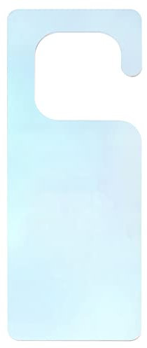 sourcing map Door Hanger Sign, 9.84 Acrylic Sign Door Knob Hangers DIY Blank Door Tag for Crafts Home Office, Multi Color