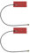 VGOL 2 Stück WLAN-Antenne mit hoher Verstärkung I-PEX1 2,4 GHz 5 GHz für WiFi 5 und 6 Adapter für Computer, Desktop-Computer, 13 cm, PCB, FPC, Patch, Antenne, Dualband, Halterung