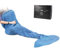 VHOME Meerjungfrau Decke Geschenke - Warmes Wohnzimmer Sofa Decke Damen Mädchen XL Größe Für Weihnachts Geburtstagsgeschenk (Erwachsene 190x110CM, A1-Hell Blau)