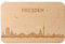 Goodtimes Dresden Skyline Frühstücksbrett 23cm x 15cm x 1cm