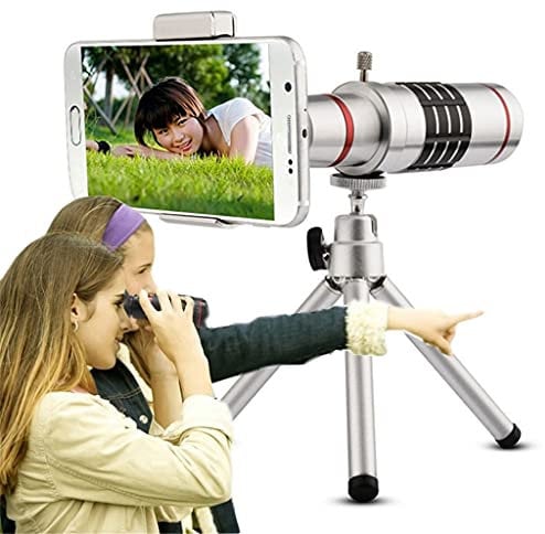 VejiA Mobile Phone Lenses 18x Telescope Camera Zoom Optical Cellphone Telephoto Lens For Mobile Phone With Mini Tripod