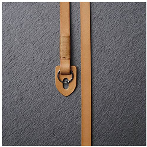 EMoLus Slr Camera Strap Handmade Genuine Leather Camera Strap Shoulder Sling Belt For Camera Strap (Size : 98cm Yellow)