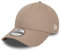 New Era 9Forty Cap Strapback-Verschluss Kappe verstellbar schlicht Hellbraun - One-Size