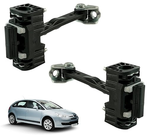 STARKIT PERFORMANCE 2 arrets de porte compatibles pour Citroen C4 (2004-2010) Tirants de porte AVANT | gauche + droit | 9181H9