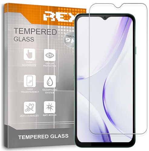 REY Pack 2X Bildschirmschutz aus gehärtetem Glas für CUBOT Note 21 - CUBOT Note 50, Schutzfolie, Displayschutzfolie 9H+ Härte, Anti-Kratzen-Öl-Bläschen