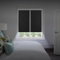 STOR PLANET Rollo ohne Bohren, blickdicht, blickdicht, einfache Installation an Schwingfenstern, Wand und Decke, reflektierend, schwarz, 45 x 180 cm