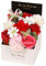 Folpus Seifenblumen-Geschenkbox, künstliche Blume, Seife in Geschenkbox, Blumen-Badeseife zum Valentinstag, Rot
