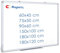maxtek Whiteboard 75 x 50 cm, Magnetic White Board for Wall, Aluminium Frame Lightweight White Board with Pen Tray, Dry Erase Board for Home Office School