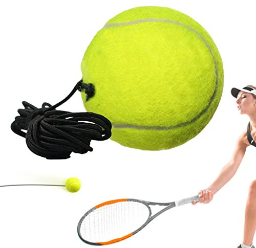 Generisch Tennis-Trainingsball | Rebound-Bälle Für Solo-Tennistrainer - Tennistrainerbälle Mit Schnur, Tragbare Tennisausrüstung Für Das -Selbsttraining