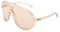 COASION Übergroße Sonnenbrille Damen Herren Große Retro Unregelmäßige Neueste Stilvolle Schild Pilot Sonnenbrille UV400 Schutz Brille