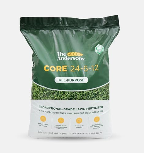 The Andersons Core 24-6-12 Professional-Grade All-Purpose Lawn Fertilizer - 18 lbs. Covers up to 6,200 sq. ft.