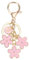 PATIKIL Porte-Clés Charmant en Forme de Fleur Rose, Porte-Clés Émaillé Mignon avec Pendentif de Charme de Lettre F pour Femmes Accessoires de Sac à Main Sac à Dos Sac à Dos