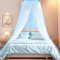 Eteiylt Moskitonetz Bett, Moskitonetz Doppelbett und Einzelbett, 0,6m x 2,5m x 10.5m Mückennetz Bett, Feinmaschiges Betthimmel Insektenschutz Bett für Reise Zuhause und Indoor Outdoor
