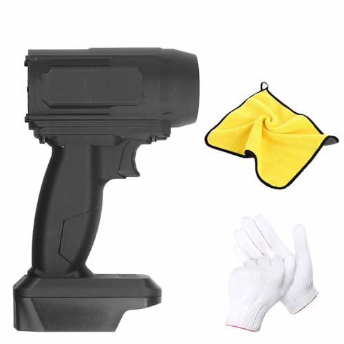 Turbo Jet Double-Blow V2.0, Turbo Jet Blower, High-Power Blower with LED, Cordless Super Power Air Compressed Duster, Portable Handheld Leaf for Outdoor, Home, BBQ (for dewalt Without battery)
