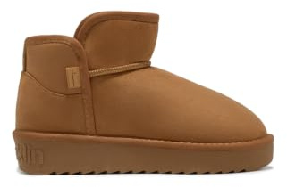 D.Franklin Stivali Australiani da Donna Nordic Low Basic in Marrone Cammello - Stivali da Donna - Moda Casual - Taglia (42) - Modello nordic-low-basic