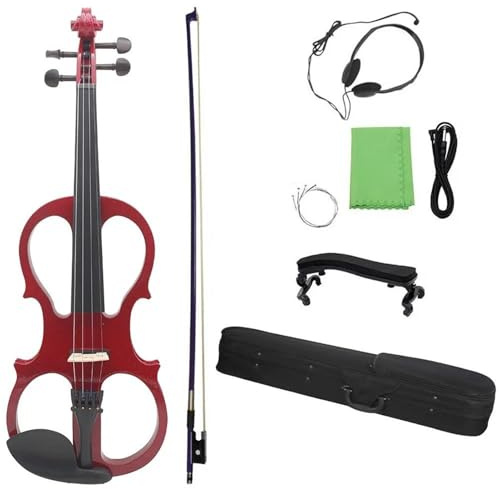 Instruments De Violon Violon Électrique Silent Smart Instrument À Cordes Professionnel Avec Accessoires Pour Épaulière(5)