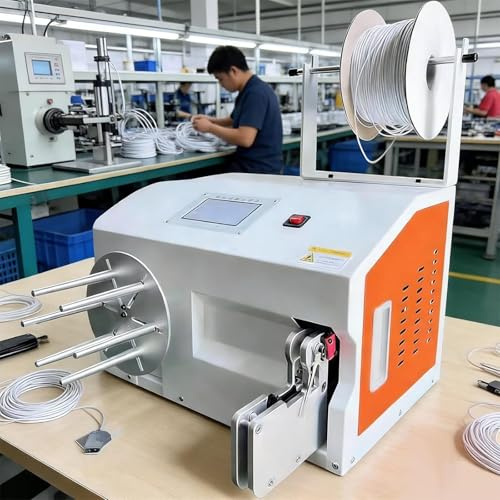 Digital Control Coil Winding Machine with Forward/Reverse Rotation for Efficient Cable Management