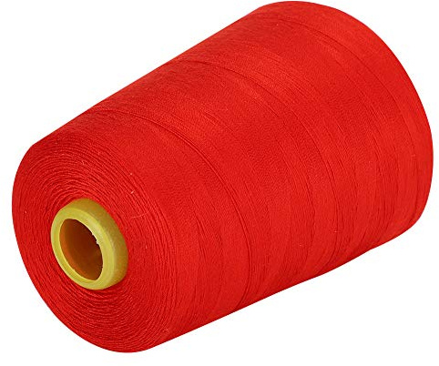 Naroote Symaskinstråd Högkvalitativ 8000 Meter Multifunktionell Polyester för Hantverk och Klädtillbehör (Röd)