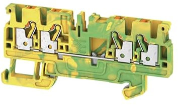 Weidmüller Schutzleiterklemme A4C 2.5 PE 1521540000 Grün, Gelb 50St.