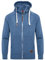 Yazubi Herren Sweatjacke Hoodie mit Reißverschluss Jacob, Blau (Bijou Blue 2R183921), 4XL