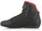 Alpinestars Faster-3 Motorradstiefel Schwarz Grau Rot, Schwarz/Grau/Rot, 46, 2510219131-46