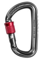 Ocun Falcon Schraube grau/rot - Leichter Schraubkarabiner aus Aluminium, Größe One Size - Farbe: anthrazit - rot