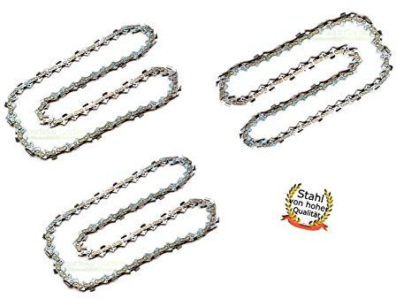 3X Sägekette 40cm für EINHELL GH-EC 2040, RG EC 2240 / FUXTEC FX-KSE141 Kettensäge