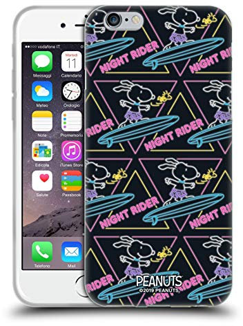 Head Case Designs Offiziell Offizielle Peanuts Nacht Fahrer Snoopy Aloha Disco Soft Gel Handyhülle Hülle kompatibel mit Apple iPhone 6 / iPhone 6s