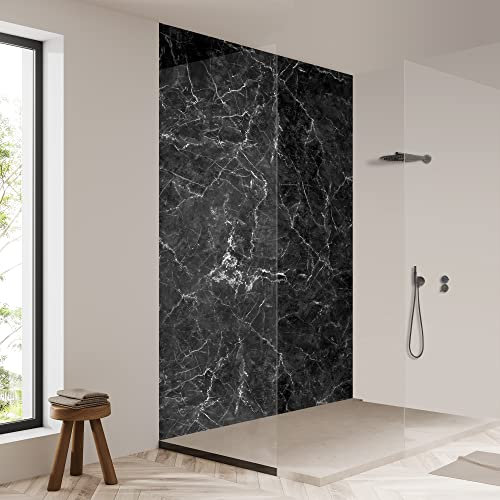 yourplate Duschrückwände mit individueller Größe (1 Rückwand – Premium Matt – bsst05) – Duschrückwand Alu mit Feuchtigkeitsschutz – Rückwand Dusche zur einfachen Montage