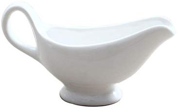 Cruche à lait Porcelaine Gravy Sauce Saucière Saucière soucoupe stand traditionnel porcelaine Gravy Pot à lait Saucière (Size : M)