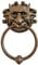 LLDDSS Türklopfer Antique Retro Design Türklopfer Dekorativer Labyrinth DoorKnocker Wandkunst Dekorativer Harz Handwerk Drop Ring Türhänger Pull (Color : B)
