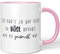 JUNIWORDS Tasse, Ich hab’s ja gar Nicht so böse gesagt, wie es gemeint war, Wähle Farbe, Rosa