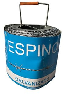 ALAMBRE DE ESPINO GALVANIZADO 4/1,6/15