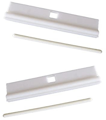 SISI UK Cintre de Store Vertical réglable DIY 3,5 Pouces (89 mm) Cintres à Lattes Blancs Stores Premiers stores Accessoires de Store Vertical Pièces de Lattes Poids inférieur