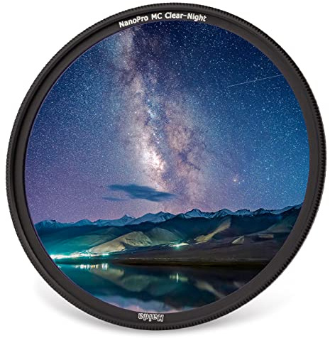 Haida Clear-Night Filter NanoPro Optical Glass Migliora la visibilità Riduzione dell'inquinamento luminoso per Sky/Star (77mm)