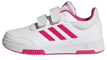 adidas Unisex Kinder Tensaur Hook and Loop Shoes, Cloud White/Magenta/Core Black, 31 EU