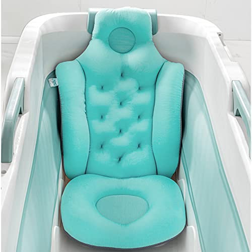 Coussin de bain complet, oreiller de baignoire spa coussin ergonomique antidérapant coussin de baignoire adulte, matelas d'oreiller de baignoire pour le soutien du cou et du dos, accessoires de bain à