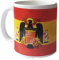 Tiendas LGP - Taza Cerámica, Bandera de España con Escudo Águila de San Juan, Decorada con impresión fotográfica 3D, con Motivos de la Bandera de España
